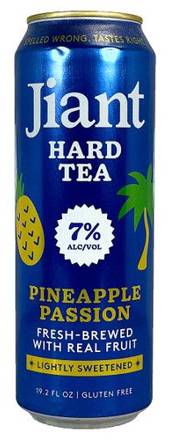 Jiant Hard Tea Pineapple Passion 19.2 oz Can