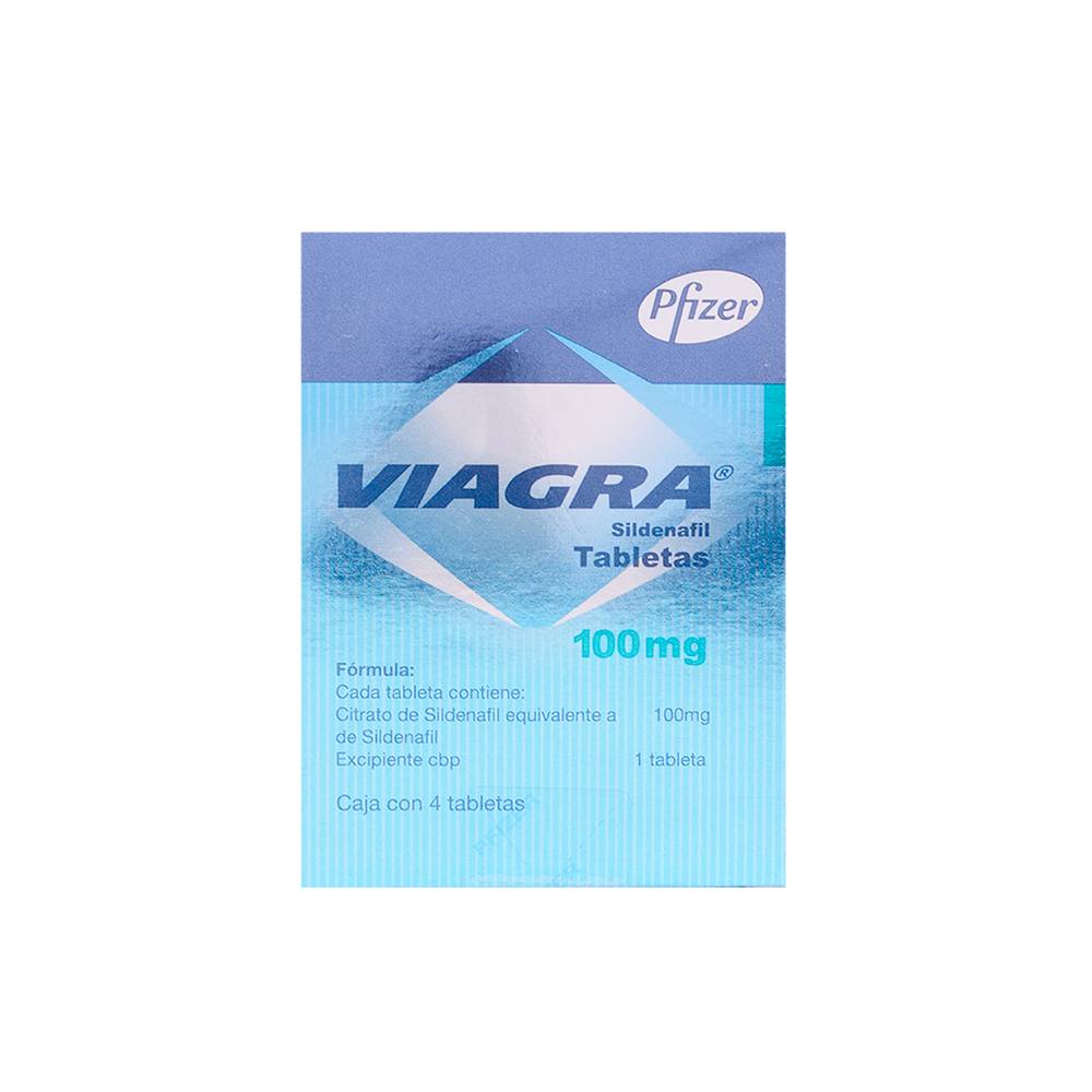 Pfizer viagra sildenafil tabletas 100 mg (4 un)