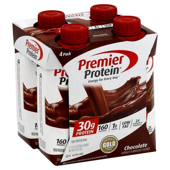 Premier Protein · Chocolate Flavored Shake (4 x 11 fl oz)