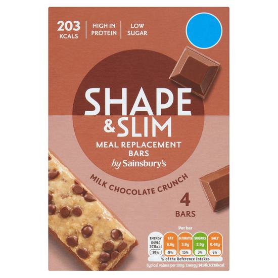 Meal Replacement Bar Chocolate Crunch 4x60g