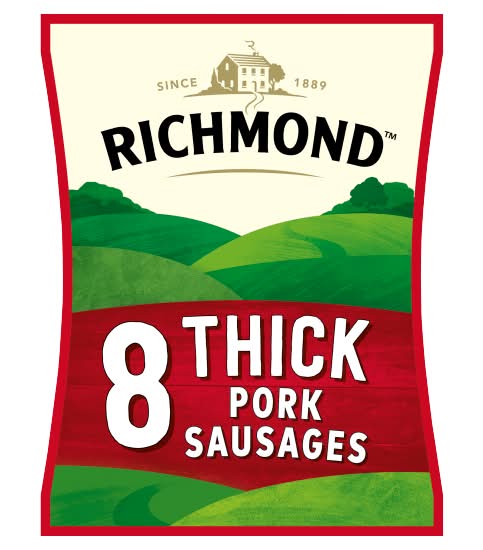 Richmond Thick Pork Sausages (8 pack)