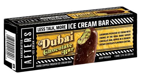 Afters Dubai Chocolate Ice Cream Bar 3oz