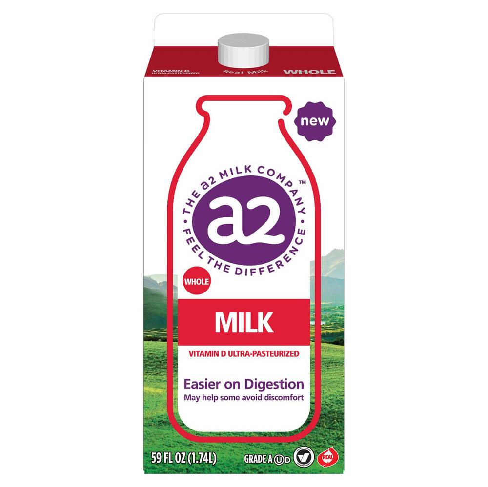 a2 Milk Ultra-Pasteurized Whole Milk (59 fl oz)