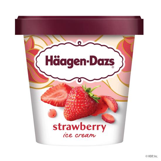 Haagen-Dazs Strawberry Ice Cream, 14oz