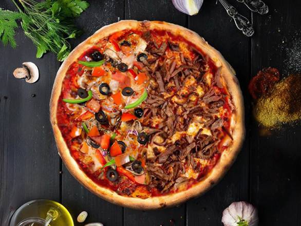 Lunch Special Half Beef Half Veggie