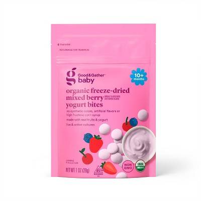 Good & Gather Organic Freeze-Dried Yogurt Bites (mixed berry)