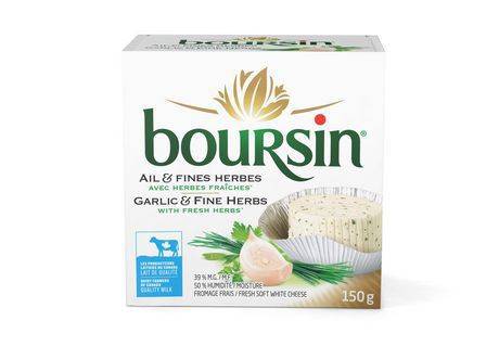 Boursin Spreadable Cheese Garlic & Fine Herbs (150 g)