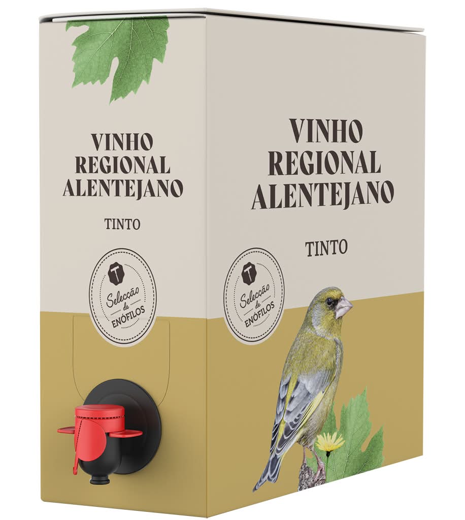 Selecção De Enófilos - Vinho Regional Alentejano Tinto, Bag in box de 3 litros