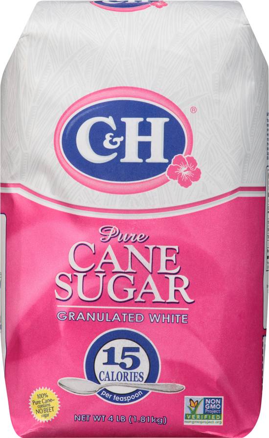 C&H Premium Pure Cane Granulated Sugar - 4 lb