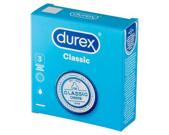 Durex Prezerwatywy Classic 3 szt.