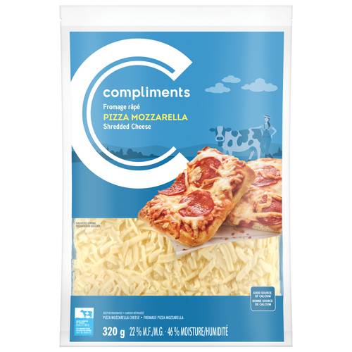 Compliments Shredded Cheese Pizza Mozzarella 320 g