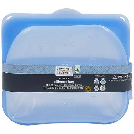 Complete Home Silicon Reusable Bag - 1.0 ea