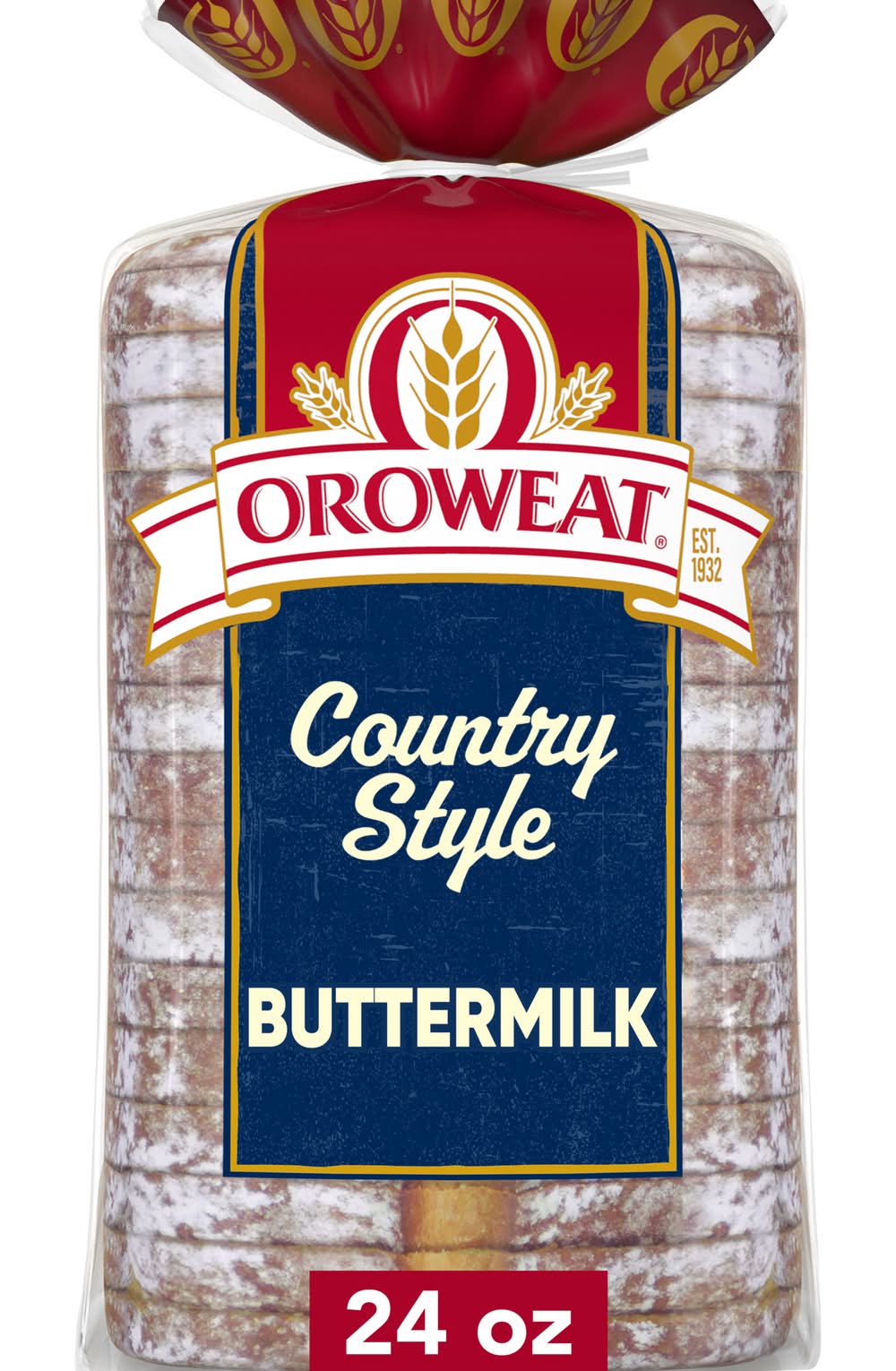 Oroweat Country Style White Bread, Buttermilk (24 oz)
