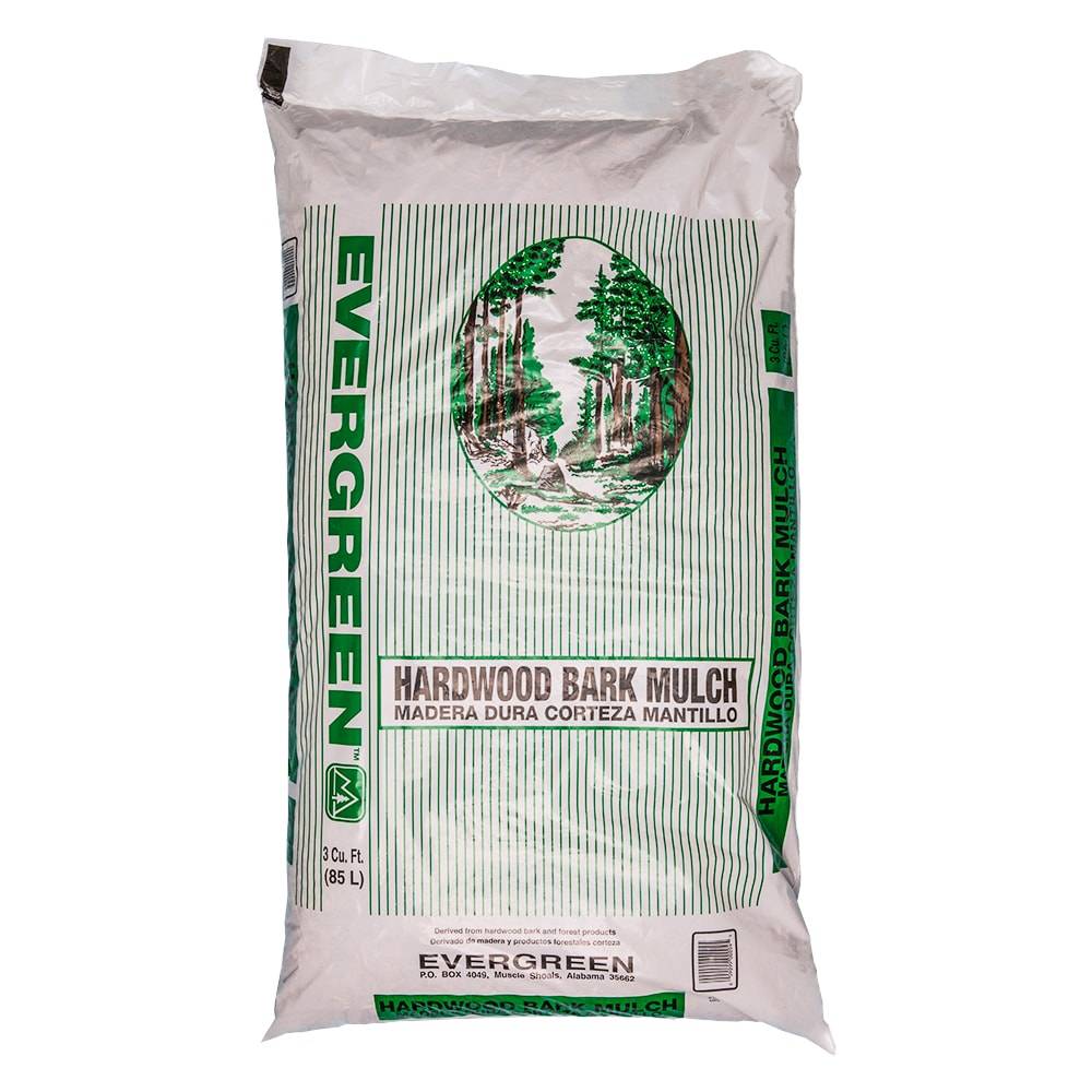 Evergreen 3-cu ft Natural Brown Hardwood Bark Mulch | 92114