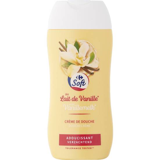 Carrefour Soft - Gel douche adoucissant vanille (250 ml)