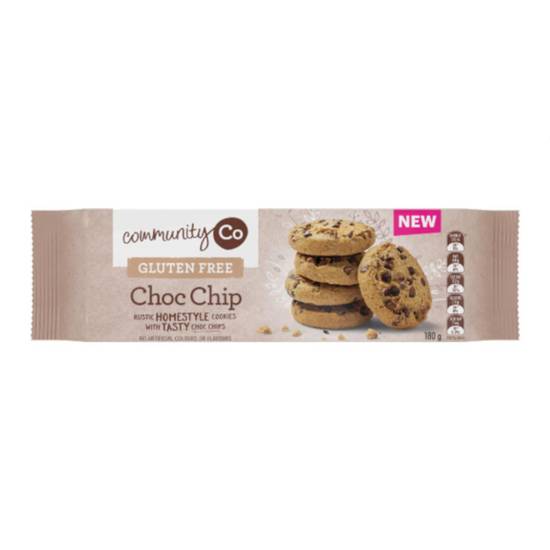 Community Co Gluten Free Choc Chip Cookie 180g