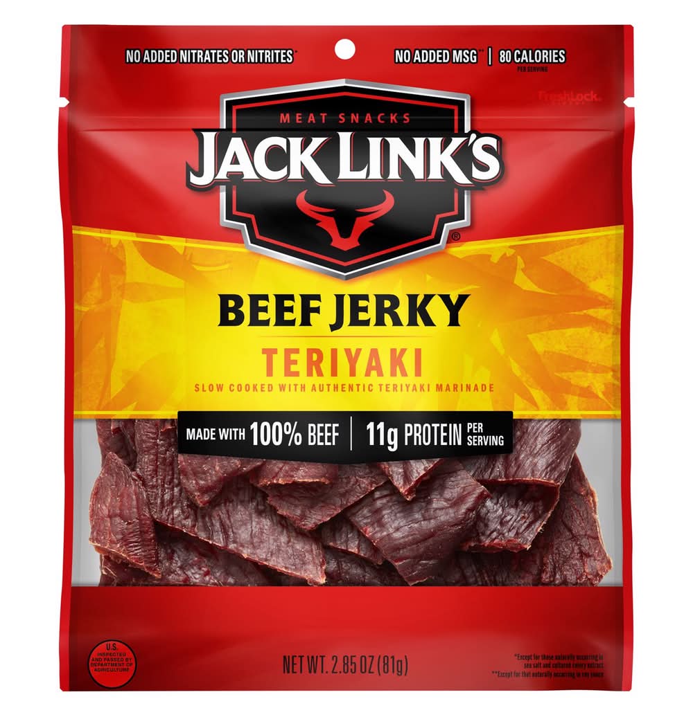 Jack Link'S Teriyaki Beef Jerky 2.85 Oz Bagged