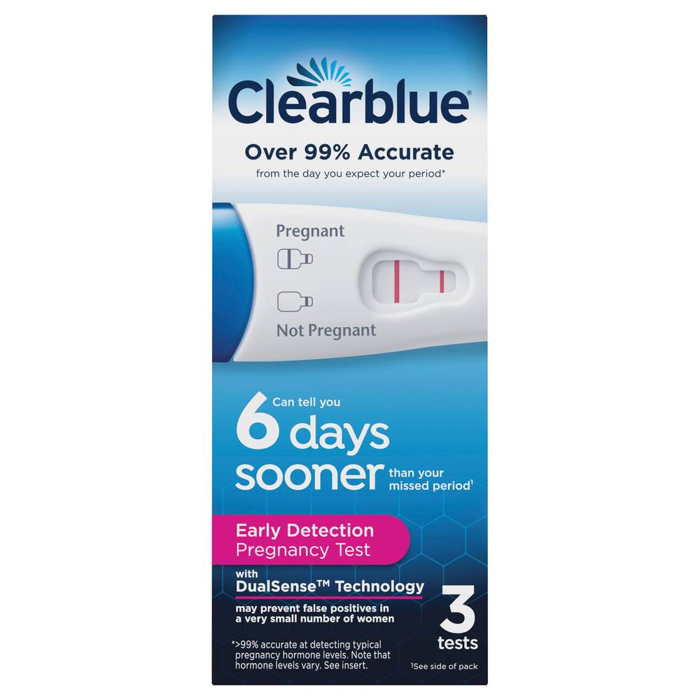 Clearblue Early Detection Pregnancy Test (3 ct)