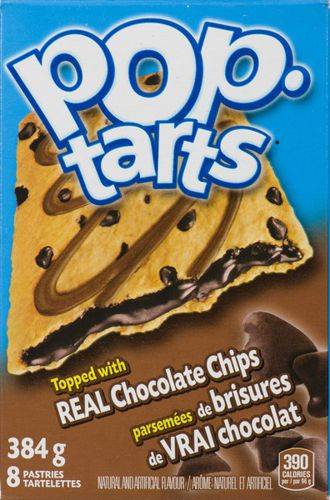 Pop-tarts pépites de chocolat (8unités, 384g) - chocolate chips pastries (384 g)