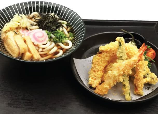 UDON + MIXED TEMPURA