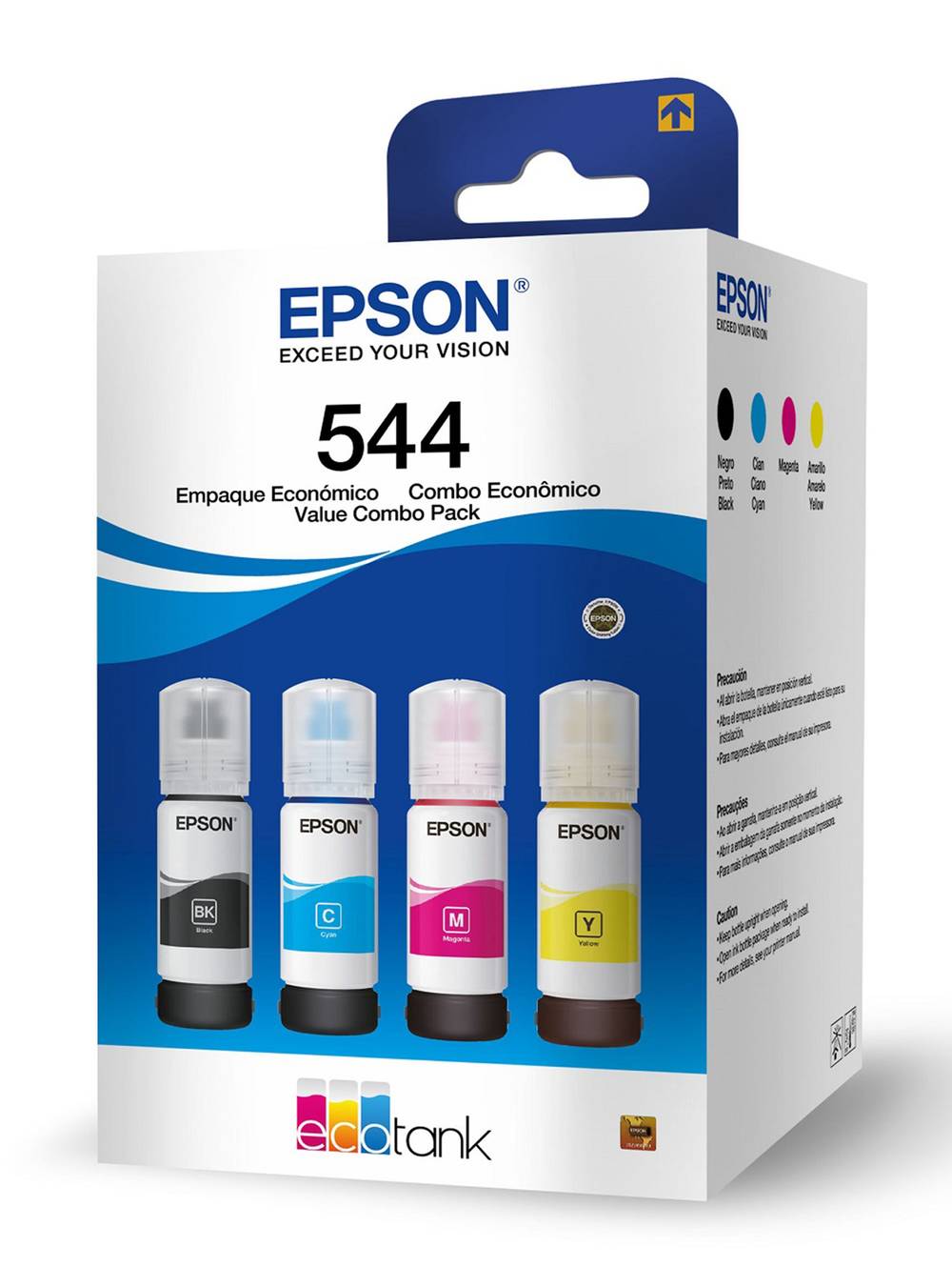 Epson pack botellas de tinta color t544 x 4