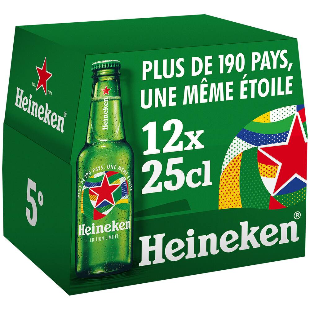 Bière Blonde HEINEKEN - Le pack de bouteilles