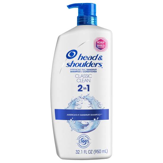 Head & Shoulders Classic Clean Anti-Dandruff 2-in-1 Shampoo+Conditioner