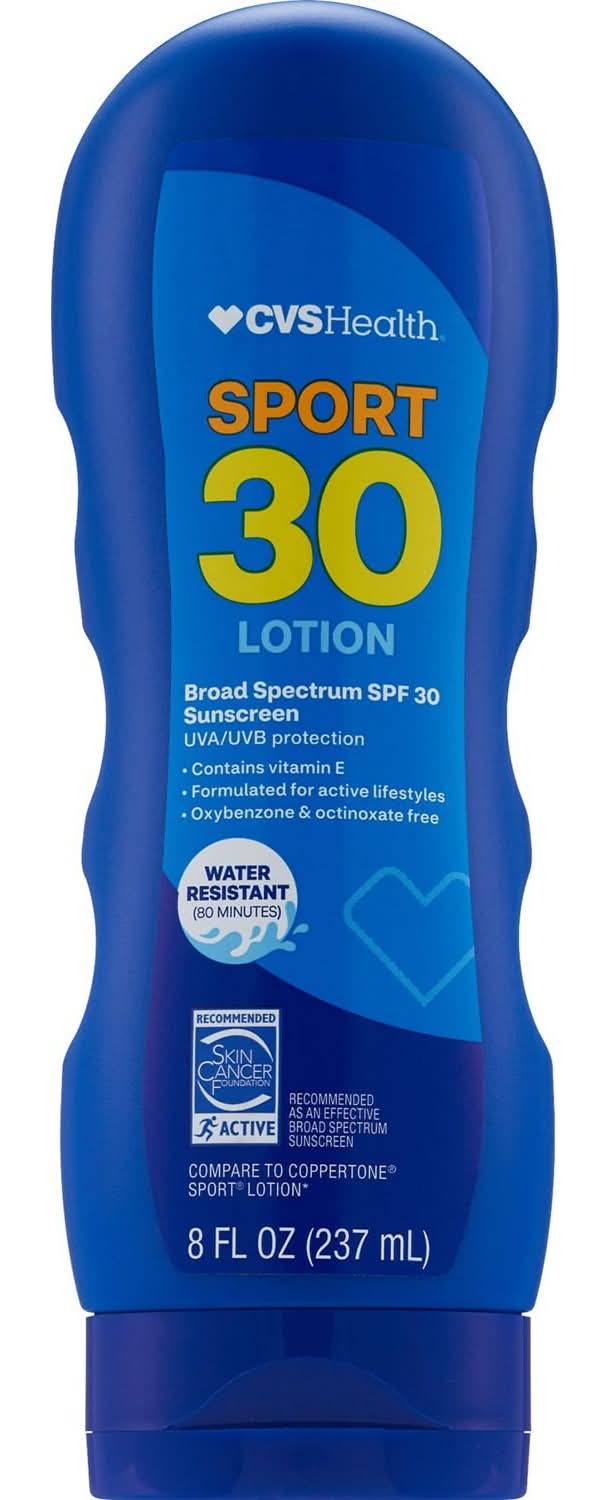 Cvs Sport Sunscreen Lotion, Spf 30, 8 Oz