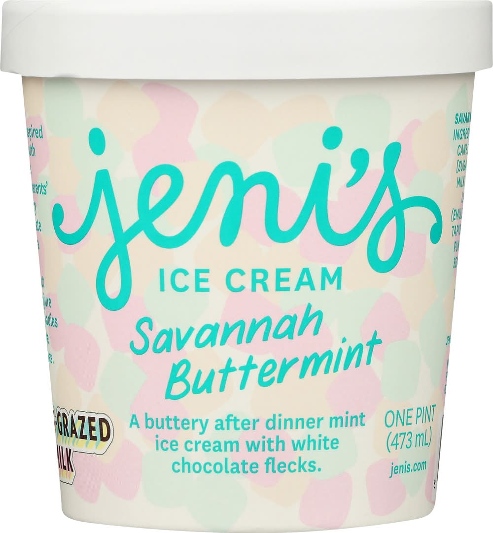 Jeni's Savannah Buttermint Ice Cream (1 pint)