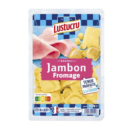 Lustucru ravioli jambon fromage 300g - 300g