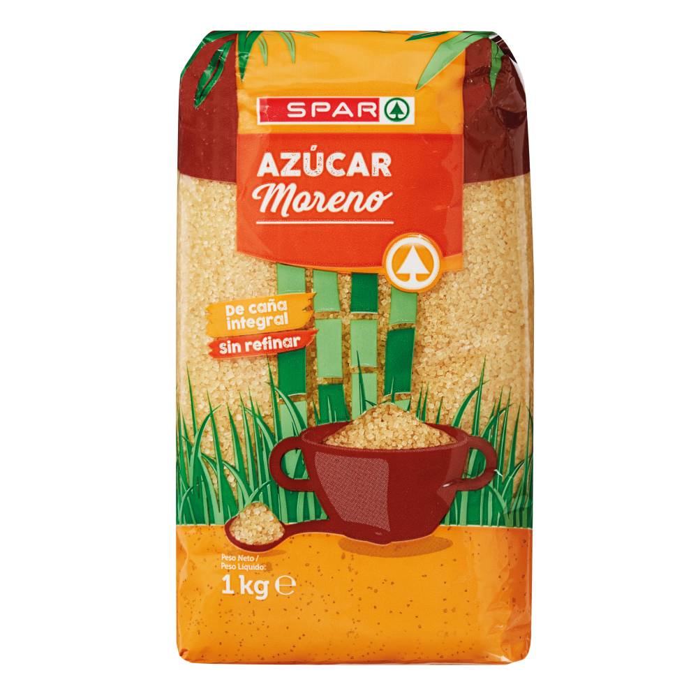 Azúcar Spar moreno de caña integral bio 1kg