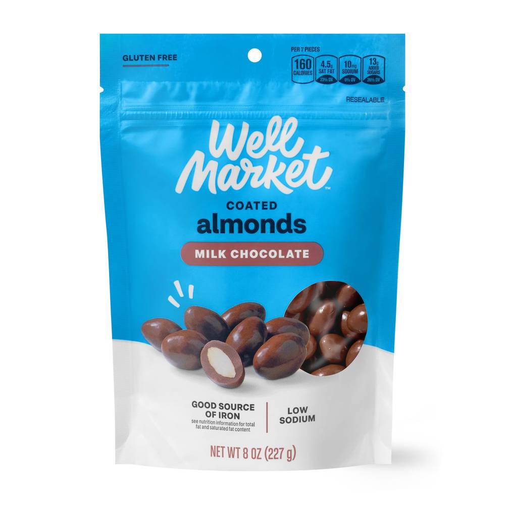 Well Market Milk Chocolate Almonds (8 oz)