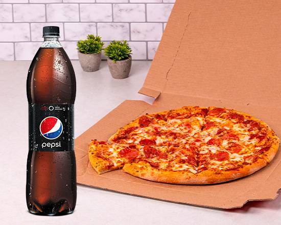 Pizza Familiar Pepperoni + Bebida 1.5L