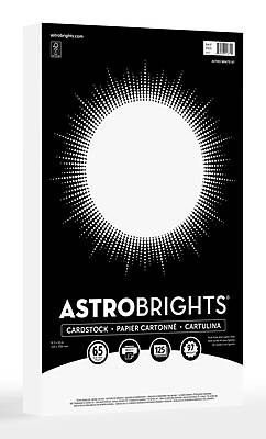 Astrobrights Cardstock Paper White 125 Sheets