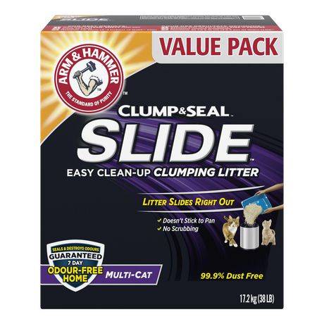 Arm & Hammer Slide Multi Cat Clumping Cat Litter (17.2 kg)