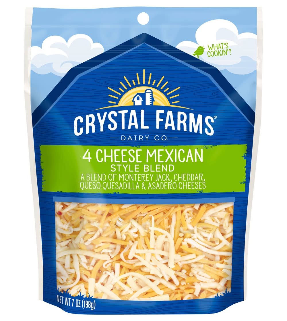 Crystal Farms 4 Cheese Mexican Style Blend (7 oz)