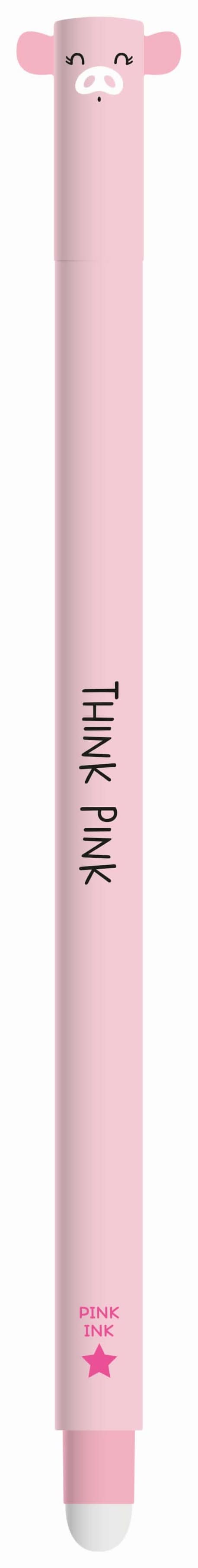 Caneta Apagar Porco - Cor Rosa Legami