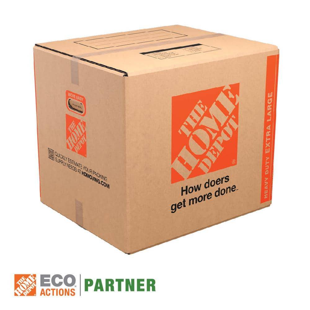 The Home Depot Heavy-Duty Moving Box With Handles, Large