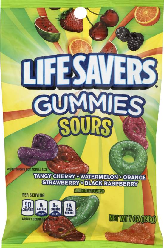 Life Savers Sours Assorted Flavors Gummies