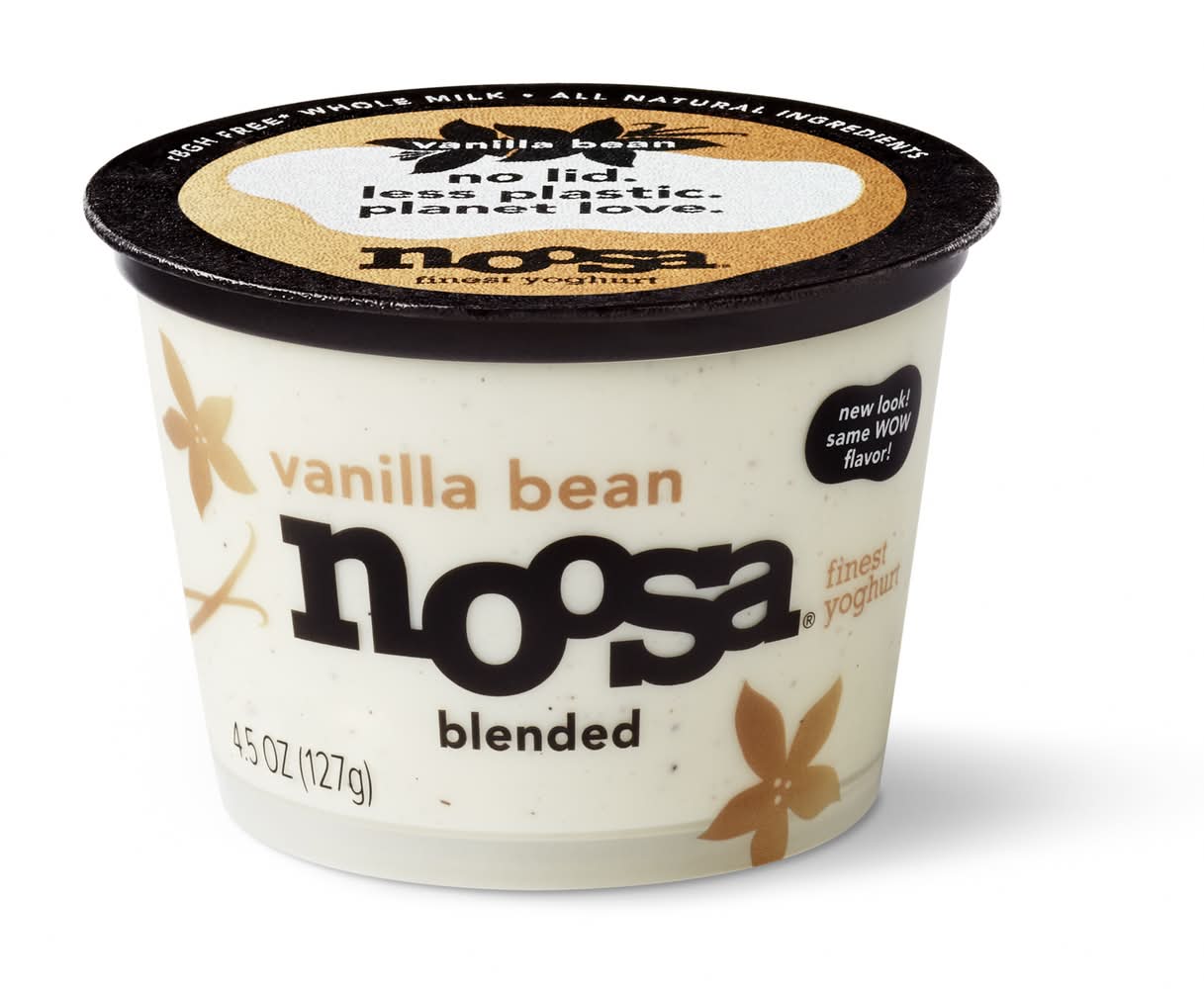 Noosa Blended Finest Yoghurt, Vanila Bean (4.5 oz)