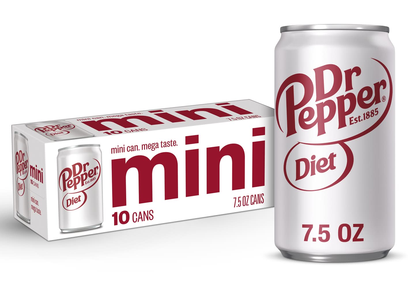 Dr Pepper Mini Diet Soda (10 x 7.5 fl oz)