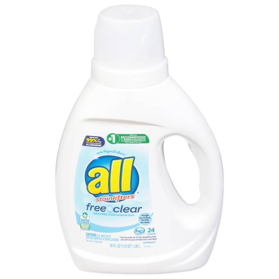 All Free Clear Detergent With Stainlifters