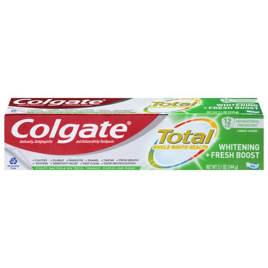 Colgate Total Whitening Fresh + Boost Toothpaste