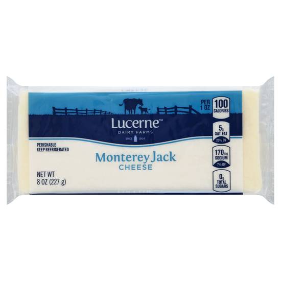 Lucerne Monterey Jack Cheese (8 oz)