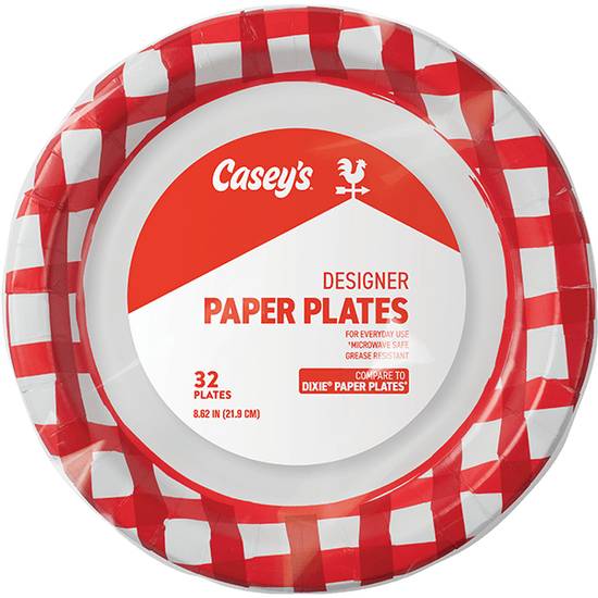 Casey's Designer Paper Plates 32ct