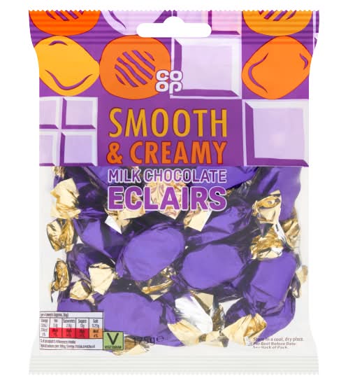 Co-op Smooth & Creamy Milk Chocolate Eclairs (175g)
