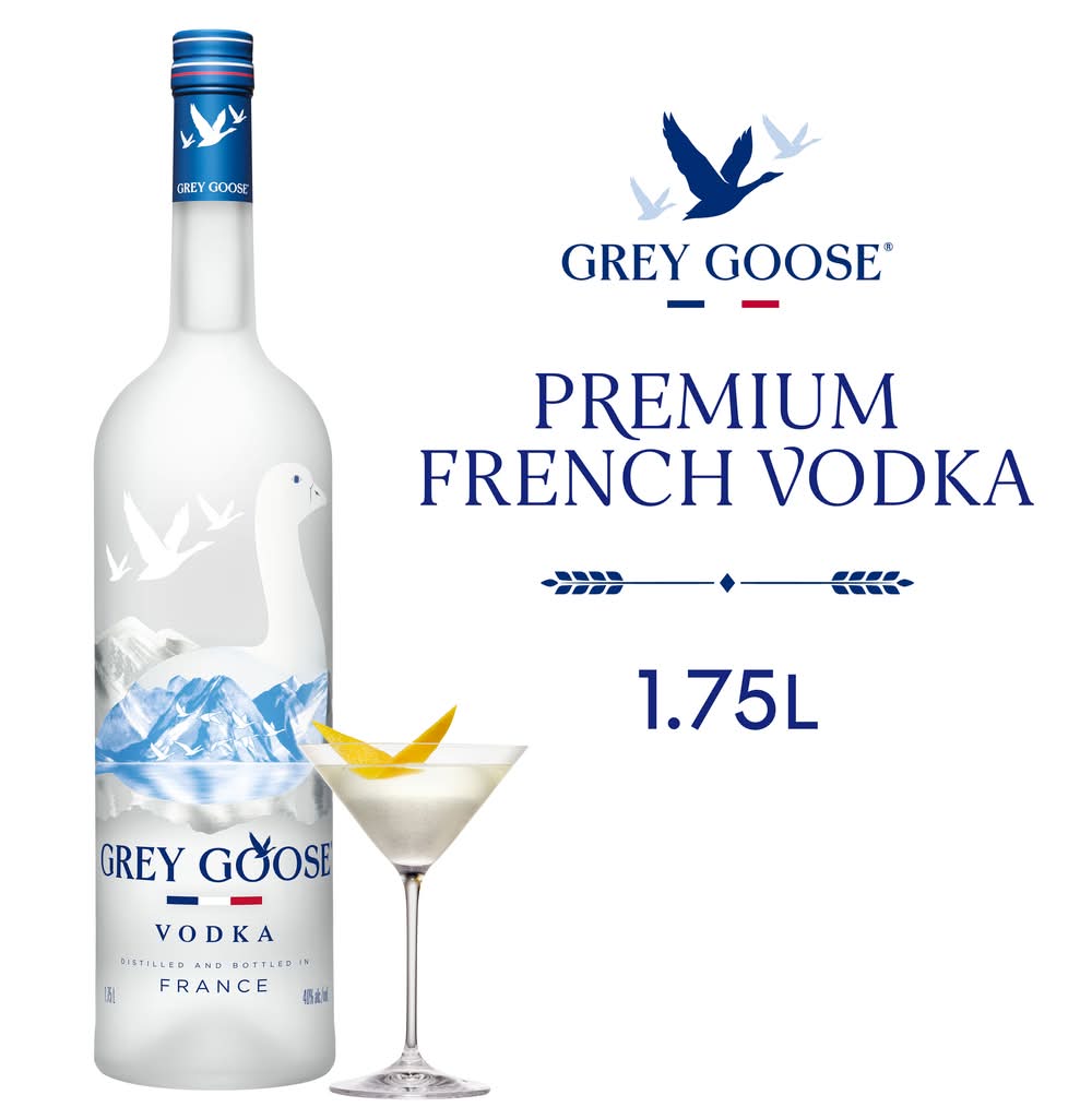 Grey Goose Premium French Unflavored Vodka (1.75 L)