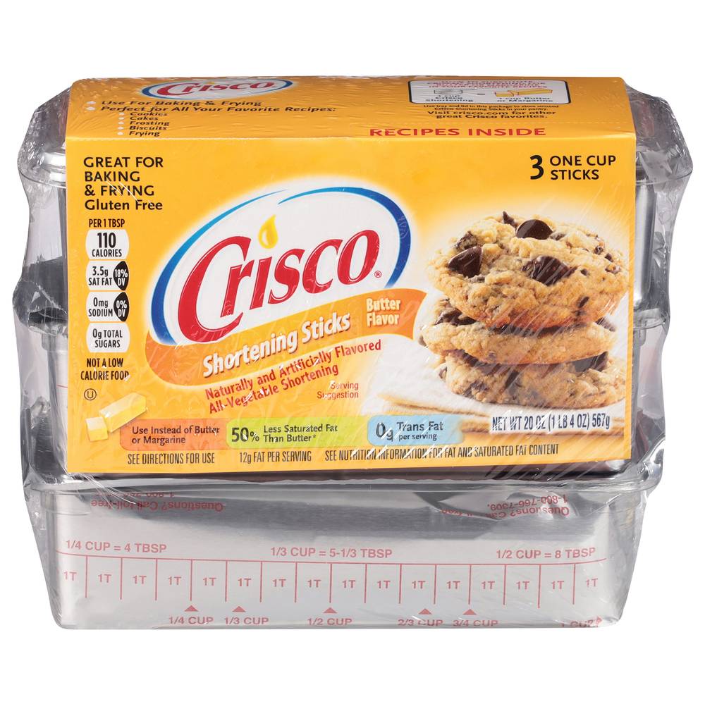 Crisco Butter Flavor All-Vegetable Shortening Sticks