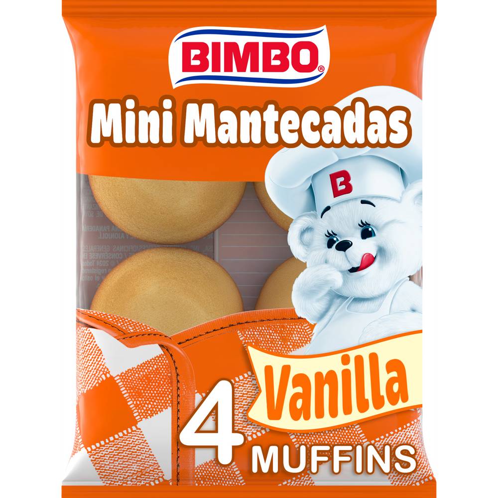 Bimbo Mini Mantecadas Vanilla Muffins (4.41 oz)