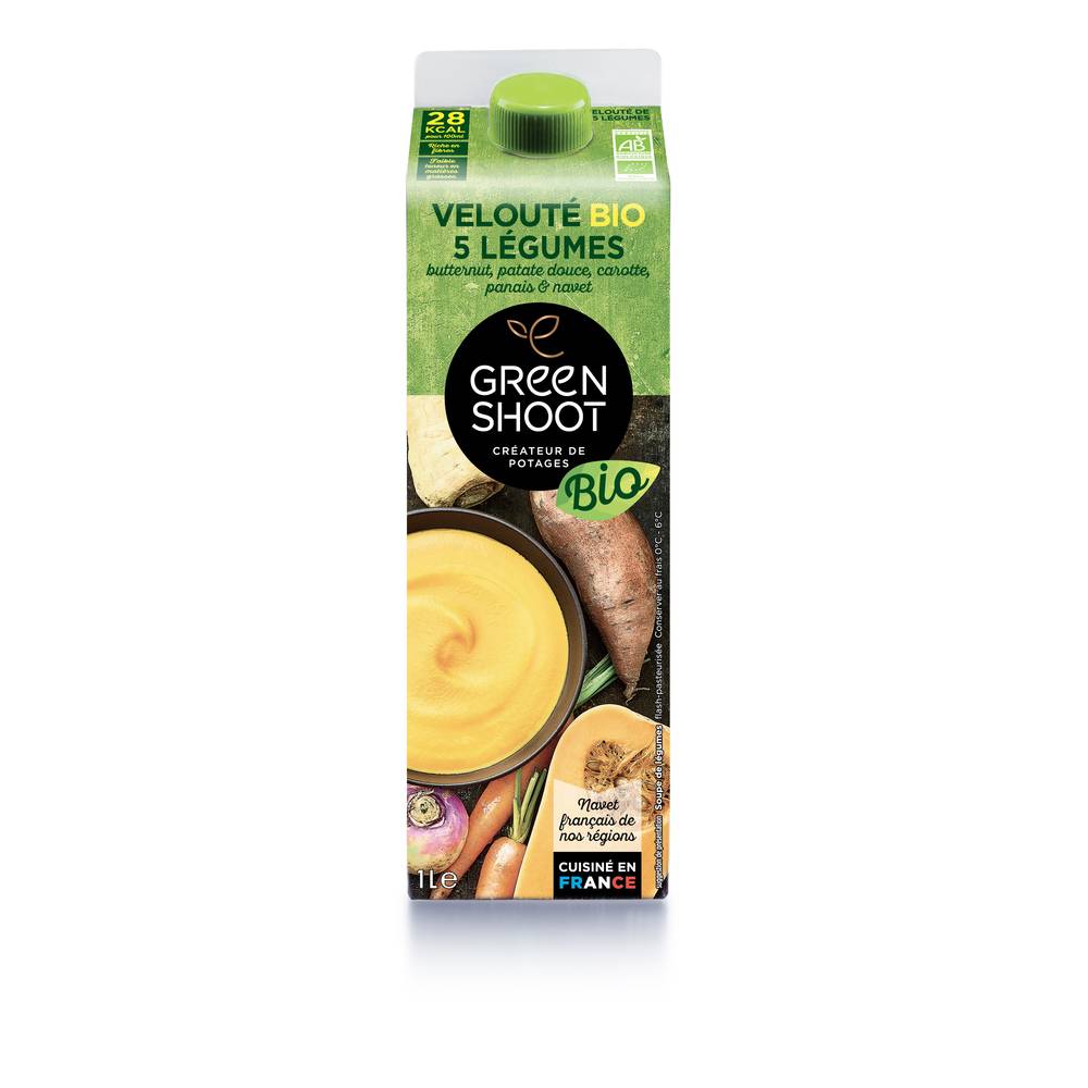 Greenshot - Velouté de 5 légumes bio (1L)